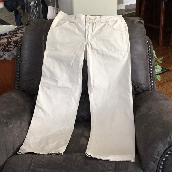 Columbia Pants Size 4 Straight Leg Khaki Jeans Like New but Retro - Picture 1 of 4